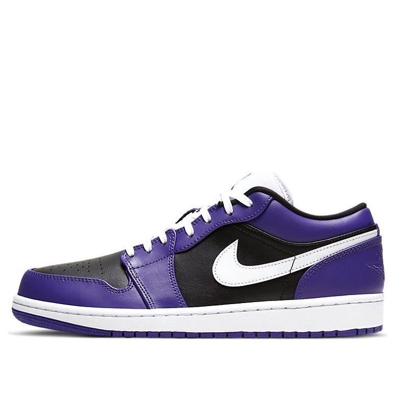 Air Jordan 1 Low 'Court Purple Black'  553558-501 Epochal Sneaker